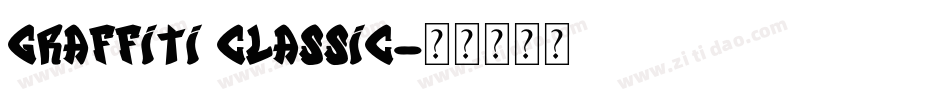 Graffiti Classic字体转换